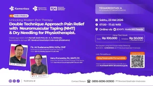 Webinar Fisioterapi Double Technique Pain Relief, Terbuka untuk Umum & Mahasiswa